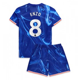 Chelsea Enzo Fernandez #8 Heimtrikot 2024-25 Kurzarm (+ kurze hosen)